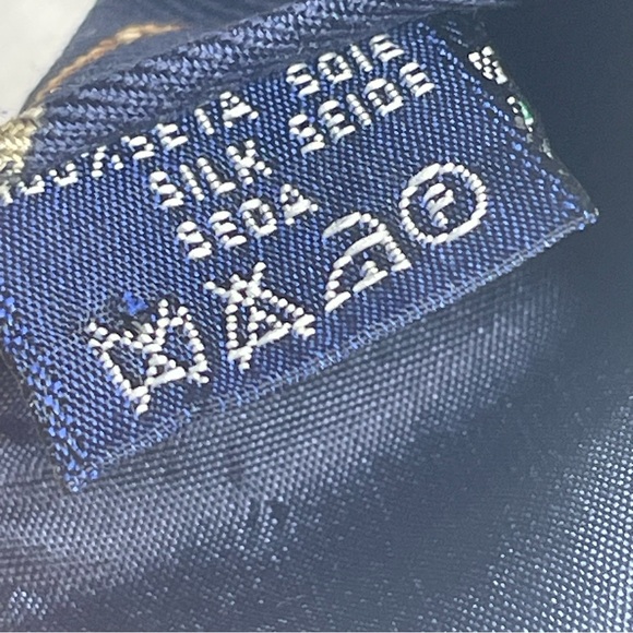 Burberrys of London Silk Neck Tie Fountain Pen Card Suit Pattern Made in Italy - Picture 11 of 14